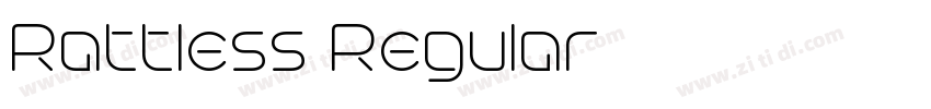 Rattless Regular字体转换 Rattless Regular字体转换